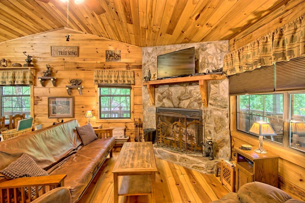 Tree Song Mountain Creek Cabin Ellijay Exterior photo